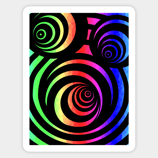 Psychedelic 3D Sticker by SartorisArt1